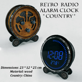 Retro Radio - Clock &#39;&#39; Country &#39;&#39;