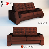 Двухместный диван-кровать Marti фабрики Lizzart
