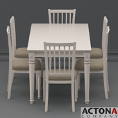 Table and chairs Actona KALMAR
