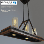 Kichler Colerne 3 Light Linear Chandelier