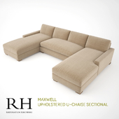 RH Maxwell Upholstered U-Chaise Sectional
