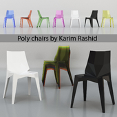 Poly chairs by Karim Rashid