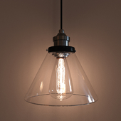 The lamp in the industrial style