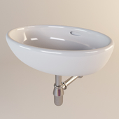 Sink Laufen Pro and Sifon Hansgrohe 52053000