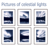 Картины-декор (Pictures of celestial lights)