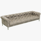 Restoration Hardware Italia Chesterfield Leather Sofa