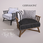 Gray 07 Armchair by Gervasoni - Two Types