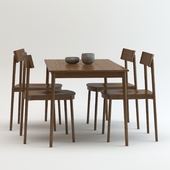 Set -Dinning table-chair