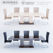 Table 2 Linosa Hubertus-meble Chair H-224 Signal