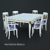 Стол и стул  Montalcino Bianco