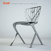 KNOLL / Washington Skeleton Aluminum Side Chair