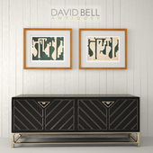 Lacquered cabinet by David Bell
