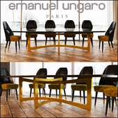 THEODORA table &CHAIR Emanuel Ungaro