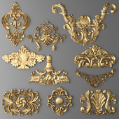 Set stucco decoration