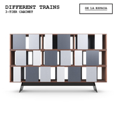 Different Trains 3-tier cabinet