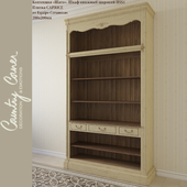 Bookcase wide Chateau HSS1 and tile CAPRICE by Equipe Ceramicas