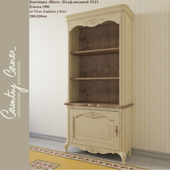 Bookcase Chateau HSZ1 and tile from 1900 Vives Azulejos y Gres