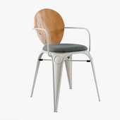 Louix chair soft and wood seat - Стулья Louix с деревянной и мягкой сидушкой