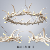 Roll &amp; Hill / Chandelier - 27 Antler Ring