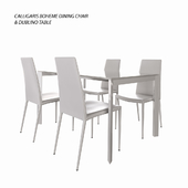 Calligaris dining chair &amp; Dublino table