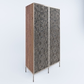 Cabinet with pattern