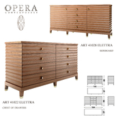 Opera Contemporary set - Elettra Sideboard and Chest of drawers