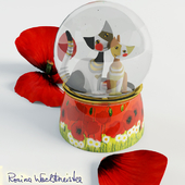 Стеклянный шар "Cats" Rosina Wachtmeister