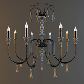 Сoncrete 8 light chandelier