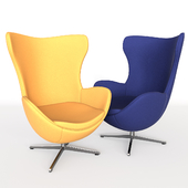 Egg chairs 4 color sets