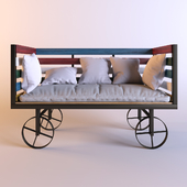 Rise Only - Vintage Industrial Style Sofa
