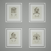 Eichholtz prints Architecture set of 4