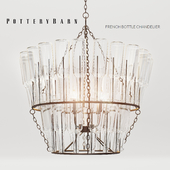 Potterybarn French bottle chandelier