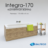 Каменная ванна Balteco Integra-170