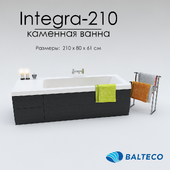 Каменная ванна Balteco Integra-210