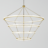 Halo Chandelier 4 rings by Roll&Hill
