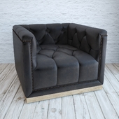 Charles Swivel Leather Chair
