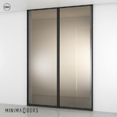 Minimaldoors раздвижные стеклянные перегородки