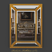 Double Framed Giltwood Formal Mirror