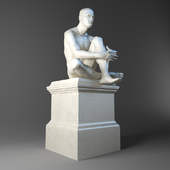 Sculpture_seated_man