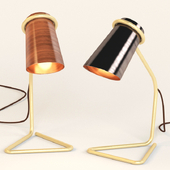 Stand copper lamp