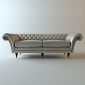 Triple bed: Chesterfield sofa