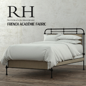 RH FRENCH ACADÉMIE FABRIC BED
