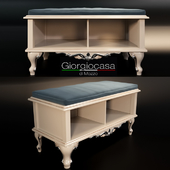 Giorgiocasa bench in fabric