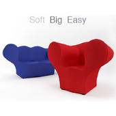 Soft Big Easy sofa + armchair