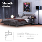 Minotti Spencer Bed/Raymond/Neto Coffee Table