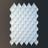 Gypsum tile 3D-