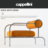 CAPPELLINI / SOFA WITH ARMS