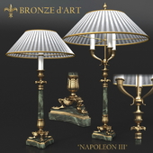 Лампы Napoleon III 990/990bis Bronze d'Art