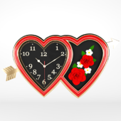 Часы "Два сердца"