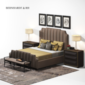 bernhardt &amp; restoration hardware | bed set